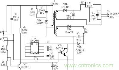 一種具有掉電保護功能的復合型開(kāi)關(guān)電源