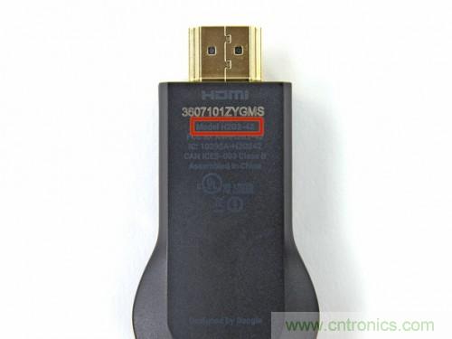拆解新一代顛覆性產(chǎn)品: 谷歌Chromecast電視棒內部探秘