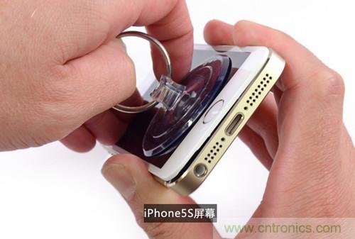 土豪金iPhone 5S拆解：內部結構升級，維修難度增加