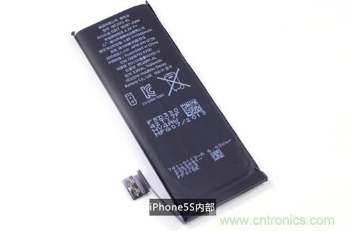 土豪金iPhone 5S拆解：內部結構升級，維修難度增加