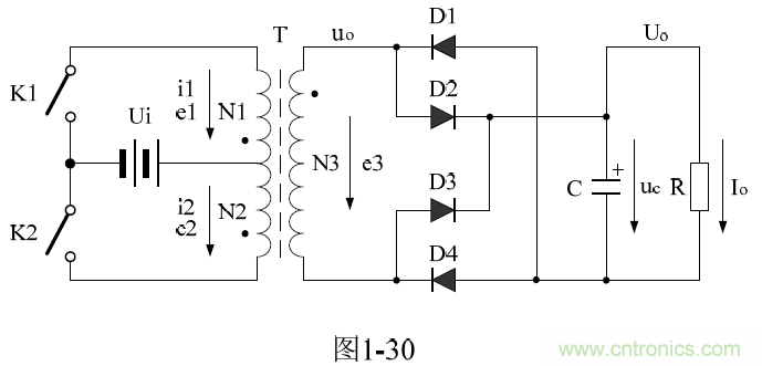 推挽式變壓器開(kāi)關(guān)電源原理及參數計算——陶顯芳老師談開(kāi)關(guān)電源原理與設計