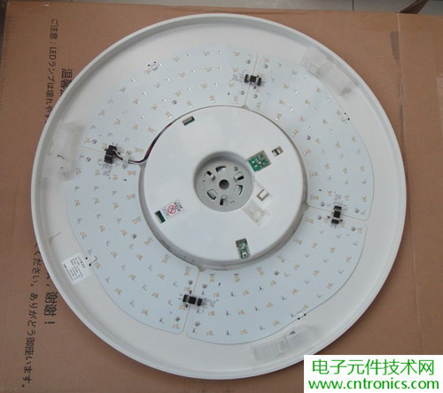 高端大氣上檔次！智能遙控調光LED吸頂燈拆解