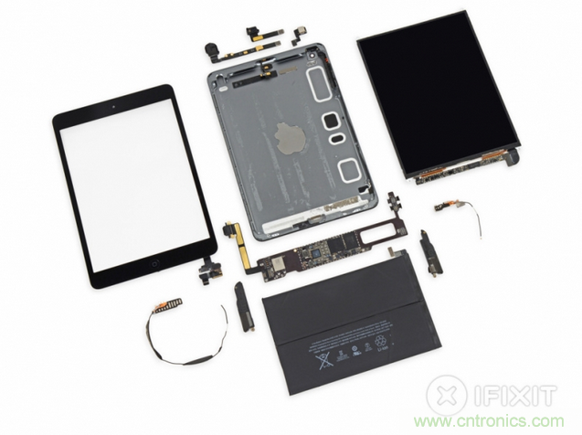 蘋(píng)果iPad mini 2拆解:維修難度也升級