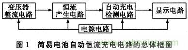 推薦:一款簡(jiǎn)易電池自動(dòng)恒流充電電路設計