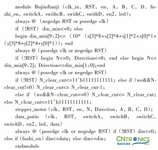 實(shí)用技術(shù):利用FPGA技術(shù)設計設計步進(jìn)電機系統