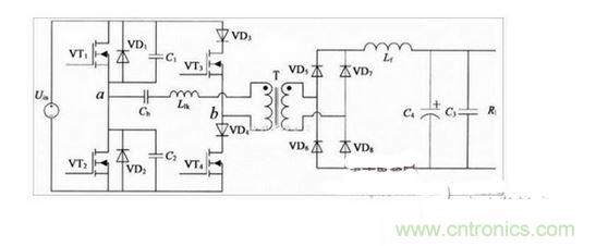基于移相全橋開(kāi)關(guān)電源模塊電路設計