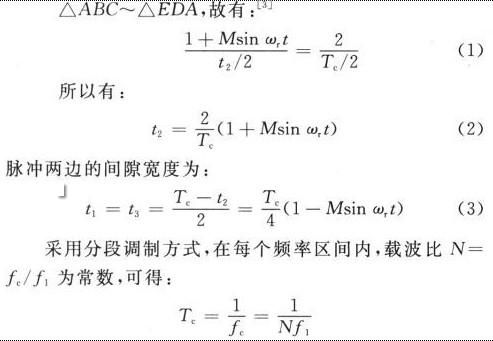 基于SPWM控制技術(shù)的全數字單相變頻器的設計