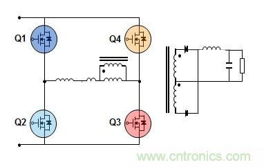 相移零電壓開(kāi)關(guān)全橋DC/DC轉換器中的MOSFET行為