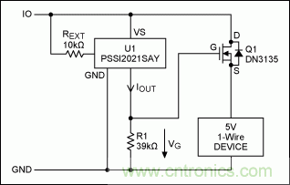 為5V 1-Wire®從器件提供過(guò)壓保護