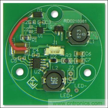 MR-16 LED驅動(dòng)器和用于脈沖LED冷卻器供電的5V輔助電源