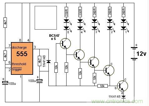 41個(gè)555定時(shí)器實(shí)現項目