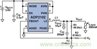 DC-DC開(kāi)關(guān)穩壓器—— 在DSP系統中延長(cháng)電池壽命