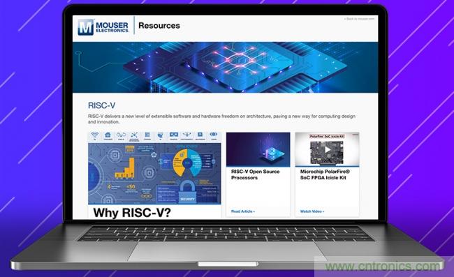 貿澤電子發(fā)布全新RISC-V資源頁(yè)面