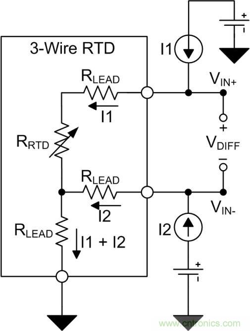 三線(xiàn)電阻式溫度檢測器測量系統中勵磁電流失配的影響 —— 第1部分