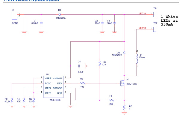 工作頻率為 300 kHz 的汽車(chē) LED 驅動(dòng)器